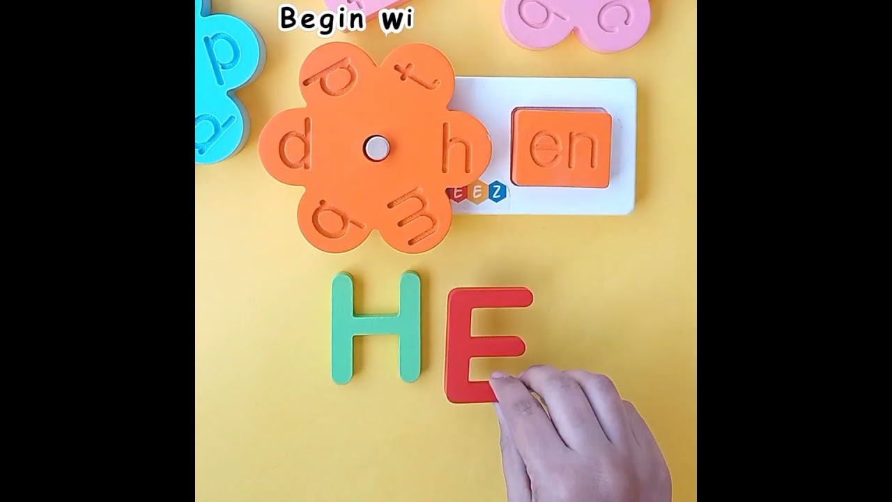 Wooden 3 Letter Words Toy/Wooden English Alphabets/Learning Toys/Educational Toys