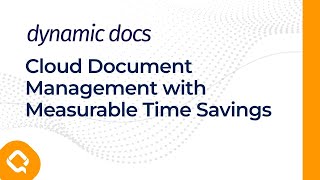 Dynamic Docs Document Management for Oil and Gas Teams