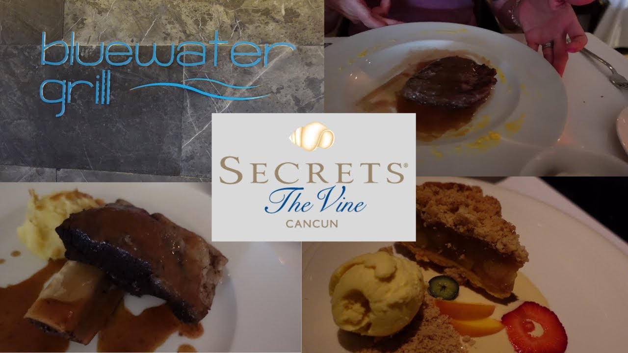 Secrets The Vine Bluewater Grill Steakhouse review YouTube