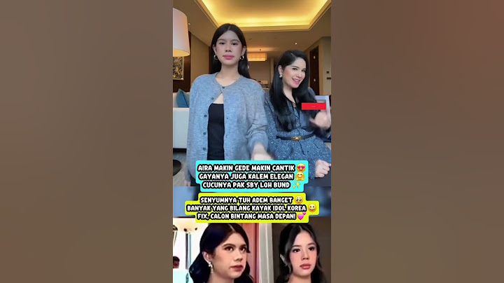 Gimana Bund, Cantik Banget Kan Aira? 😍 Cucu Pak SBY Ini Bener-Bener Punya Aura Bintang ✨