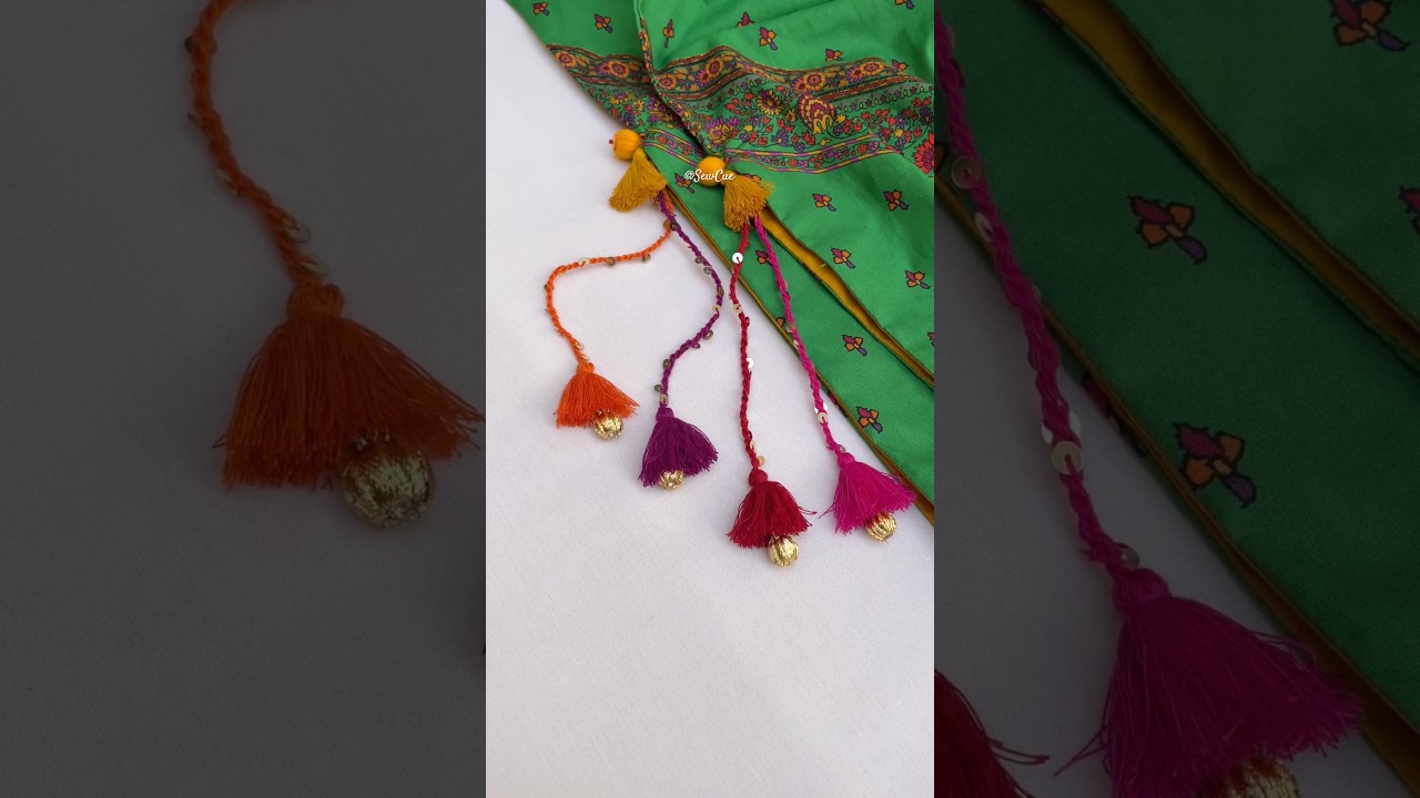 Create Stunning Latkan : A Colorful DIY Guide | #shorts #latkan #diy