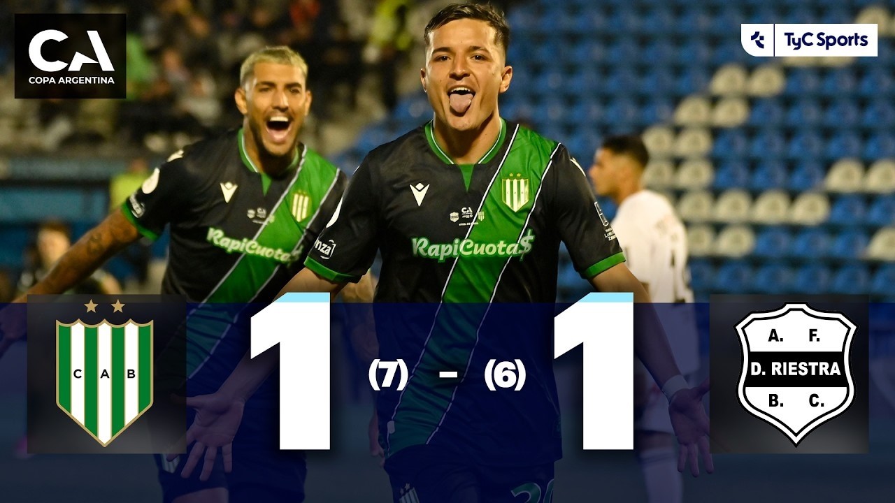 Banfield 0 (7) - (6) 0 Deportivo Riestra | Copa Argentina 2026 | Cuartos de Final