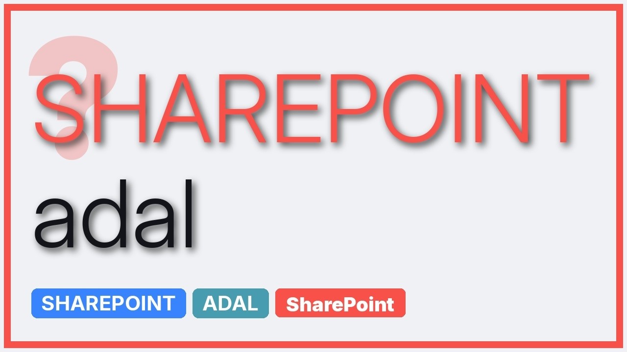 Sharepoint: Access SharePoint Online data using ADAL js authentication ...