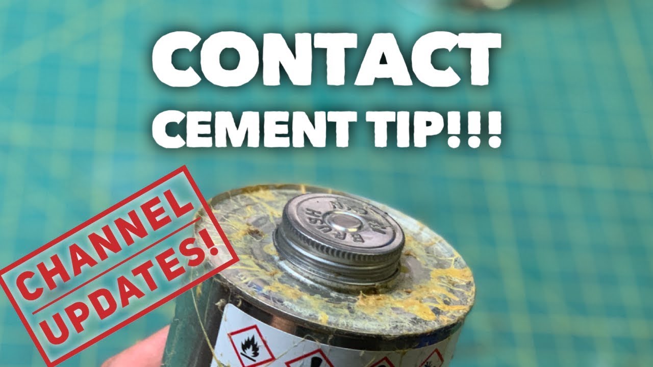 Tips for Contact Cement!!! UPDATES!!! - YouTube