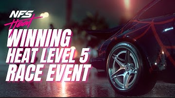 NFS Heat: Learning How to Win Heat Level 5 Race with Porche Carrera RSR