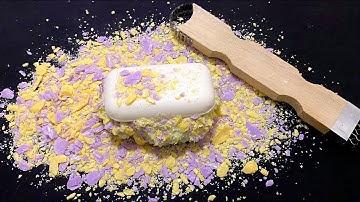 HOW TO - 💜💛 How to make soap box for ASMR video 💜💛 with foam | ASMR Relax Soap