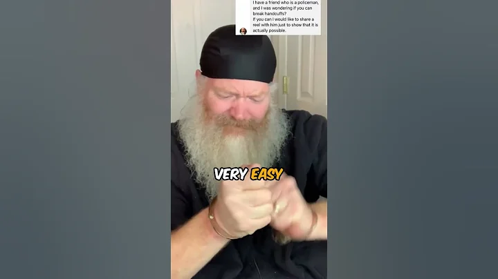 How To Break handcuffs 😨