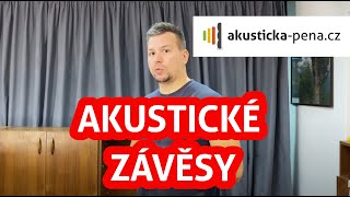 Akustické závěsy a odhlučnění kanceláře