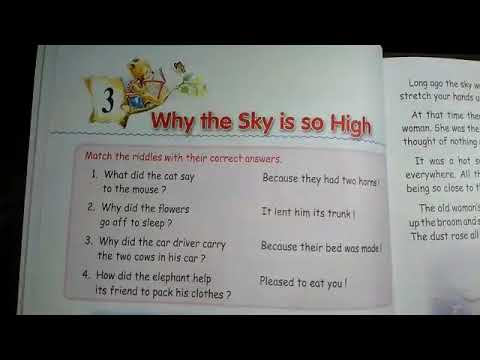 Class Iii English Literature Chap 3 Why The Sky Is So High Youtube