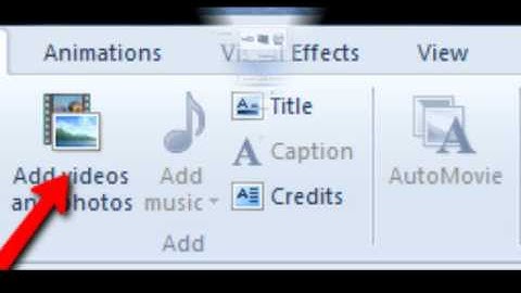 Windows Live Movie Maker instructional video
