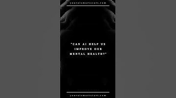 AI and Mental Health  🧠 - AI FACTS