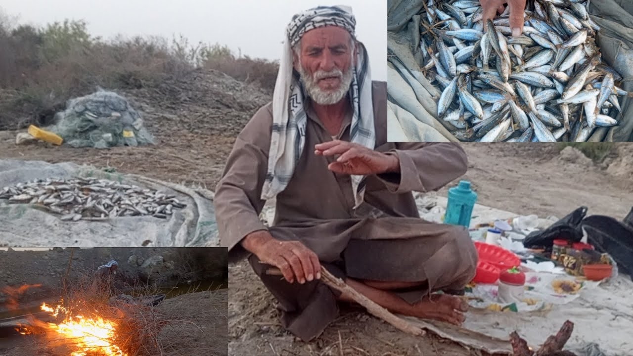 حياه الريف في شهر رمضان صيد الاسماك واجواء جميله قبل الافطار والرزق من الله في شهر رمضان 