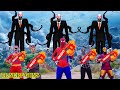 Superhero Nerf War: MEGA Guns X Warriors Nerf Guns Fight Criminal Group Monster Black