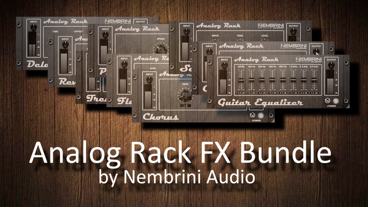 Nembrini Audio Analog Rack Fx Bundle Youtube