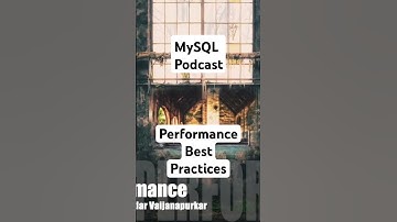 #MySQL performance basics #podcast #tutrial