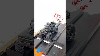 The SLED PUSH Challenge - Greenlight BIGFOOT Monster Trucks! #shorts
