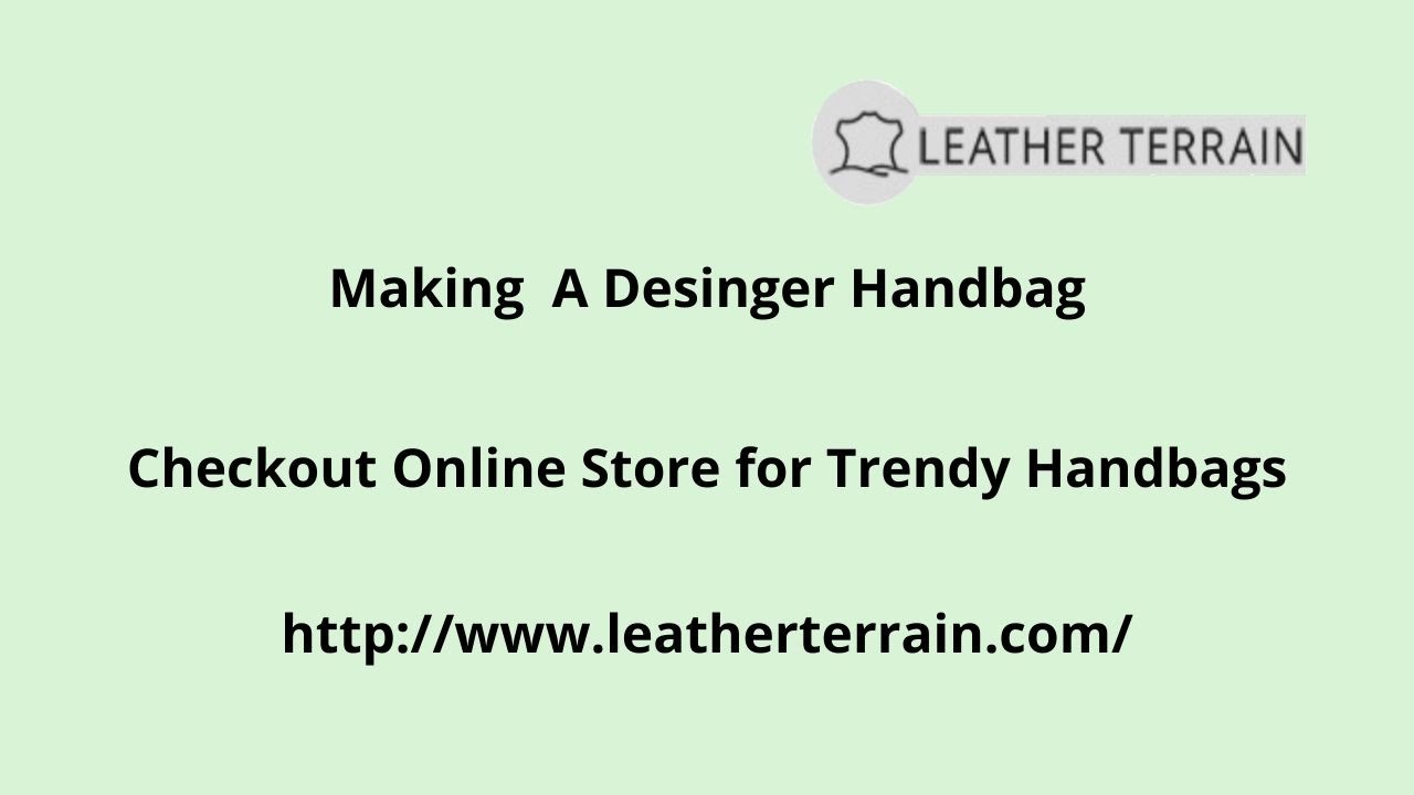 How to Make A Designer Handbag - YouTube