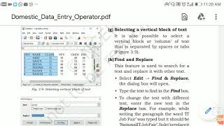 Find and Replace and spelling checker in Writer software(unit 3 Digital documentation) 9th class