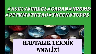 ASELS-EREGL-GARAN-KRDMD-THYAO-TUPRS-PETKM-TKFEN HAFTALIK DEĞERLENDİRME ASELSAN HİSSE 13.04.2025