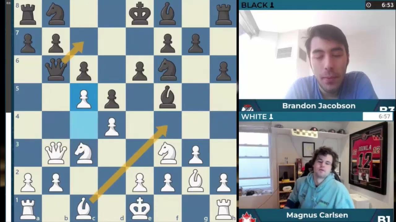 Magnus Carlsen (2852) vs Brandon Jacobson (2543)