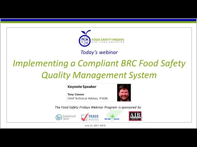 brc quality management system