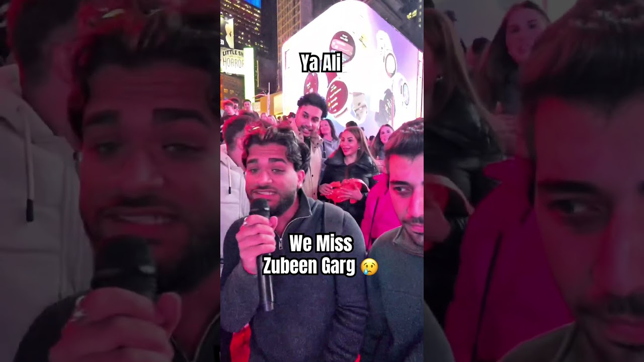 Singing Ya Ali in Public 🥺😭 Zubeen💔 