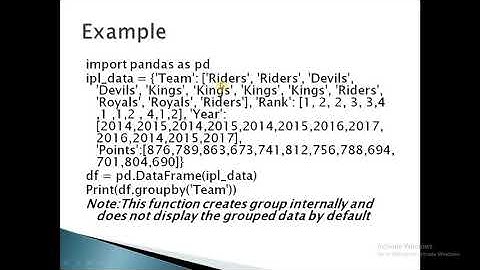 DataFrame Operations: Aggregation, groupby