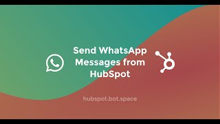 WhatsApp Actions for HubSpot screenshot 1