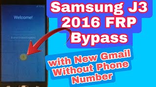 Samsung J3 2016 FRP Bypass Google Account Remove Without Computer?
