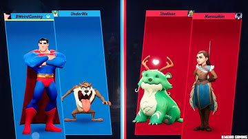 MultiVersus | Superman, Taz vs. Reindog, Arya Stark Gameplay 4K