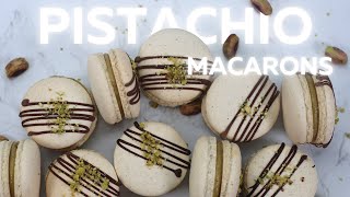 Pistachio Macarons. Easy, Simple and Delightful Threat ( for beginners )