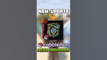 The Best Cobblemon Mod Just Got a New Update!! | Mega Showdown #cobblemon #minecraft #pokemon #guide