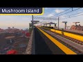 minecraft RTM mushroom island train station speedbuild