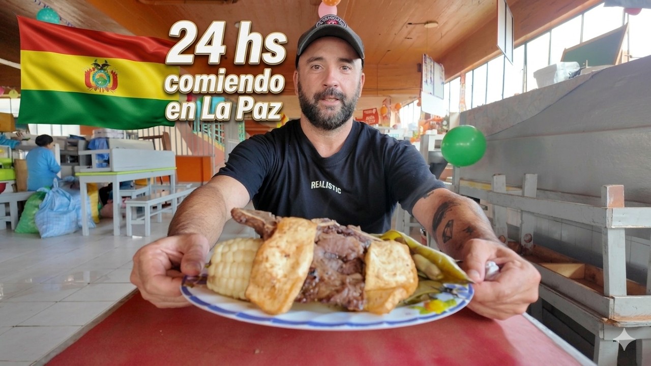 24 horas Comiendo en La Paz Bolivia 🇧🇴🍴