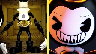 Bendy and the Ink Machine All Jumpscares Animations (Bendy & Boris Jumpscare)