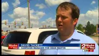 Campaign volunteer arrested for stealing campaign signs