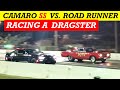 Stock 2018 Camaro SS vs. Plymouth Road Runner Dragster 1/8 Mile