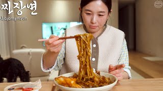 Real Mukbang:) Finally moving to the countryside🏡 Koreans must eat Jjajangmyun on the day of moving!