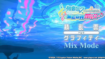 Hatsune Miku: Project DIVA Mega Mix [Mix Mode] - Sekiranun Graffiti (NORMAL) [60 FPS]