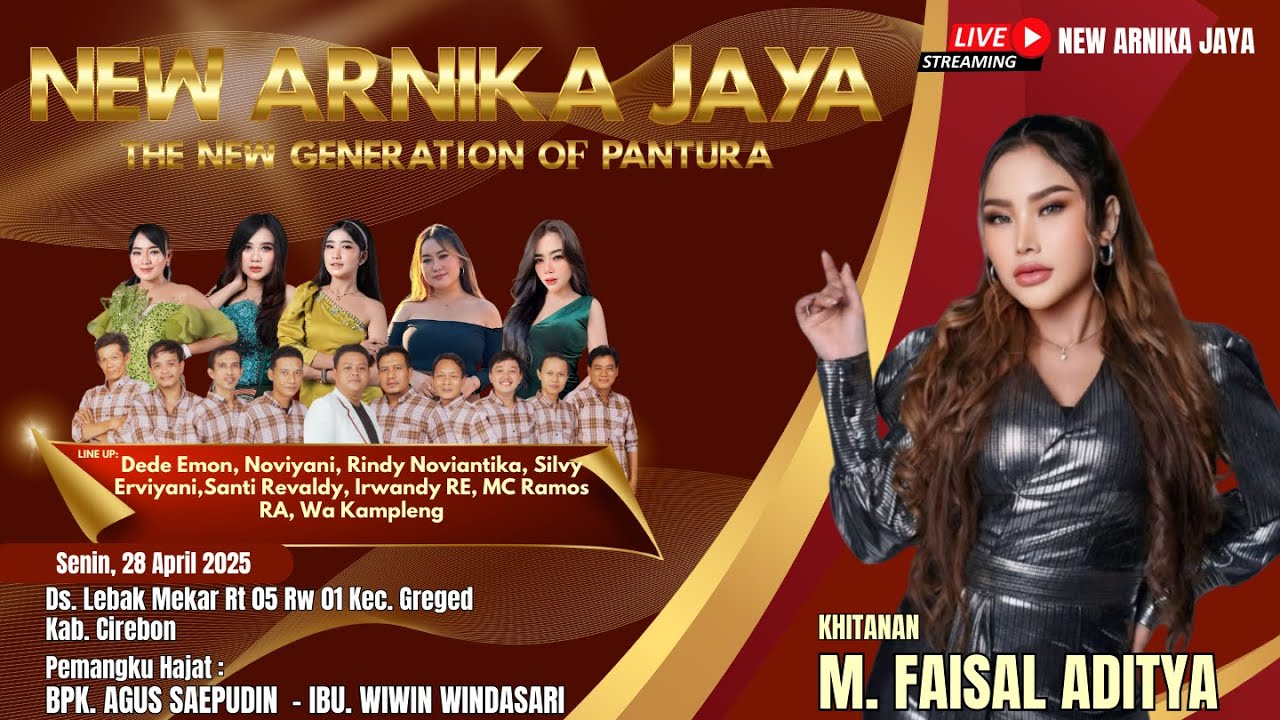 🔴 LIVE SIANG NEW ARNIKA JAYA SENIN, 28 APRIL 2025 DESA LEBAK MEKAR KEC. GREGED KAB. CIREBON