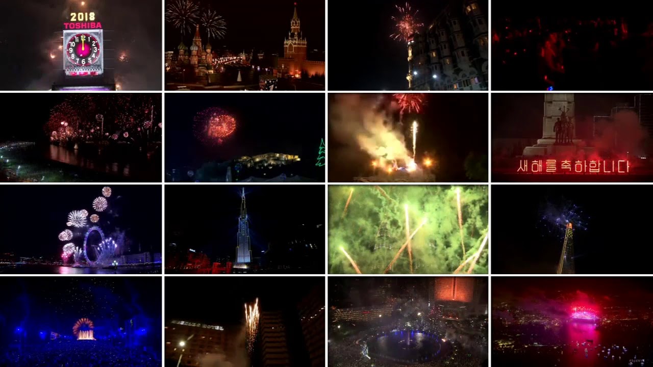 Watch New Year's Eve fireworks celebrations from around the world - YouTube