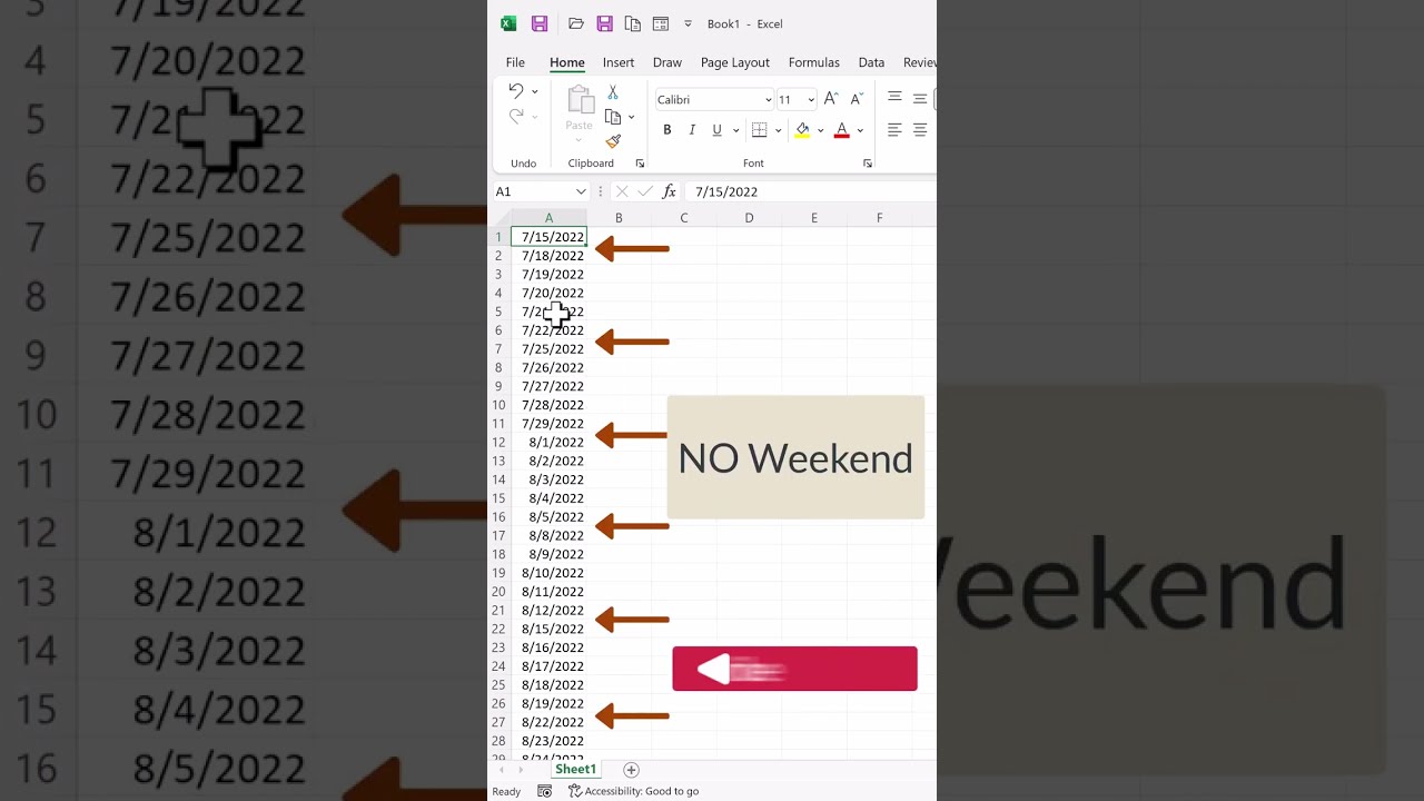 How To Fill Only Weekdays In Excel How To Fill Only Weekdays In Excel