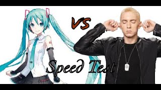 [Speed Test] Hatsune Miku VS Eminem | 하츠네 미쿠 VS 에미넴