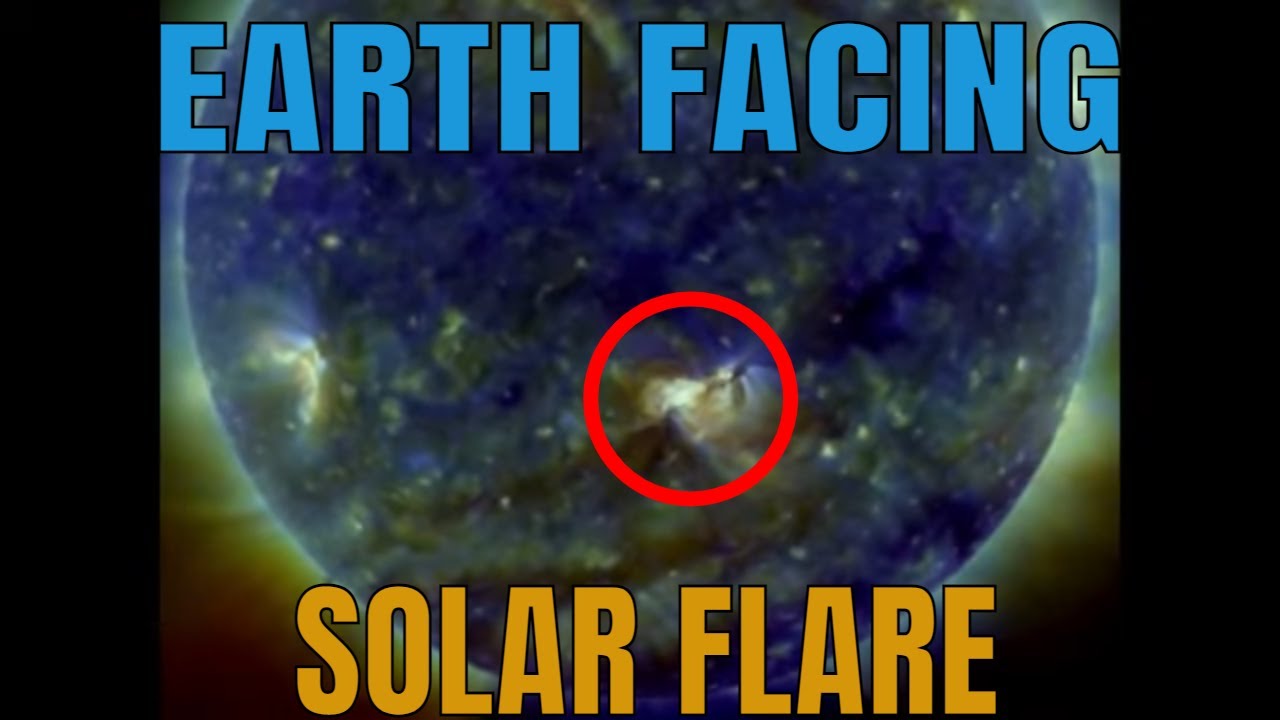 Earth FACING Solar Flare / Space Weather WATCH / April 22, 2021 - YouTube