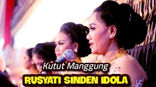 KUTUT MANGGUNG RUSYATI SINDEN IDOLA GAYENG PENONTON HEBOH SINDEN KI ANOM SUROTO, KI BAYU AJI TERBARU