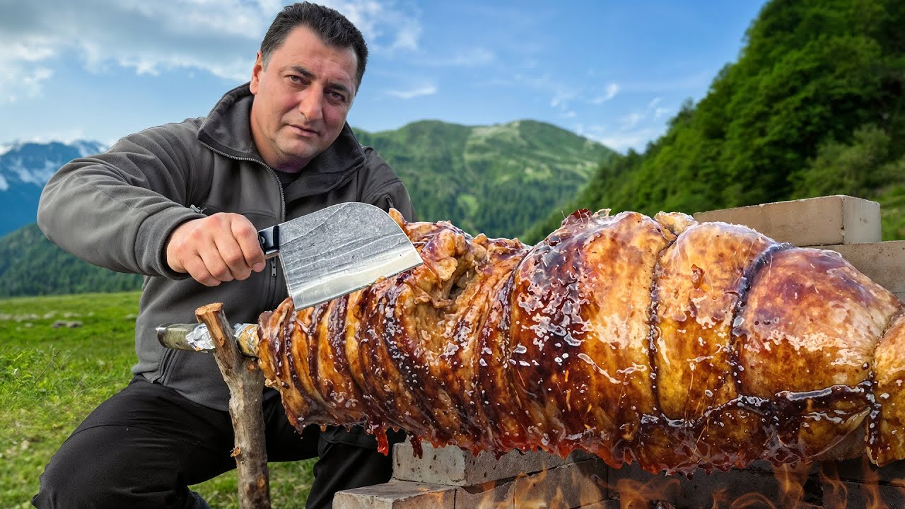 Tandoor Lamb Like Never Before! Traditional Azerbaijani Fire-Cooked Feast 🍖🔥