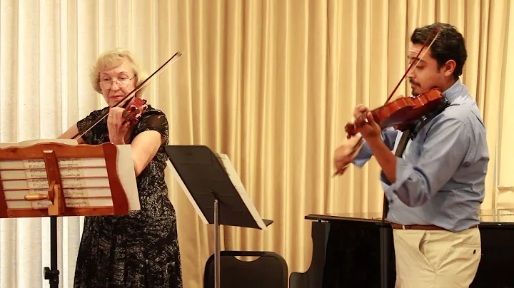 Violinist Tito Quiroz Angulo Performs with Nancy B...
