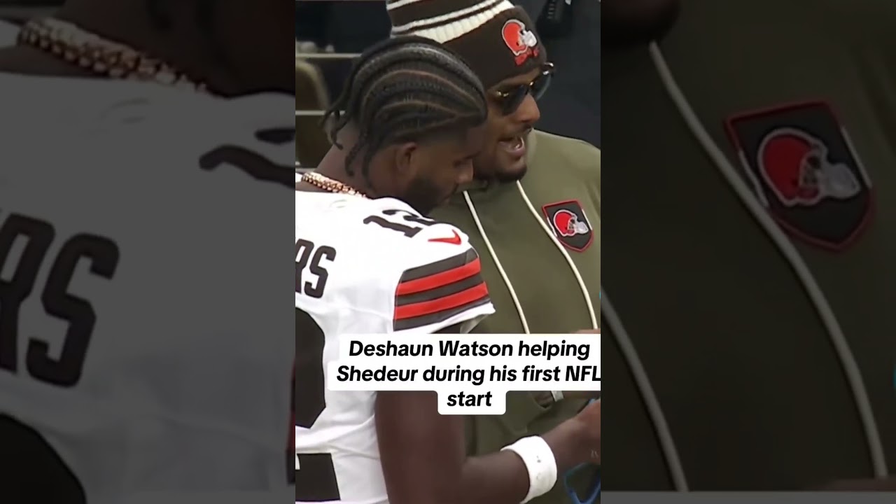 Deshaun Watson helping Shedeur Sanders