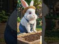 Rabbit planting seed #bunny #rabbit #cute #asmranimation #planting #seed #silentbunstudio #cutething