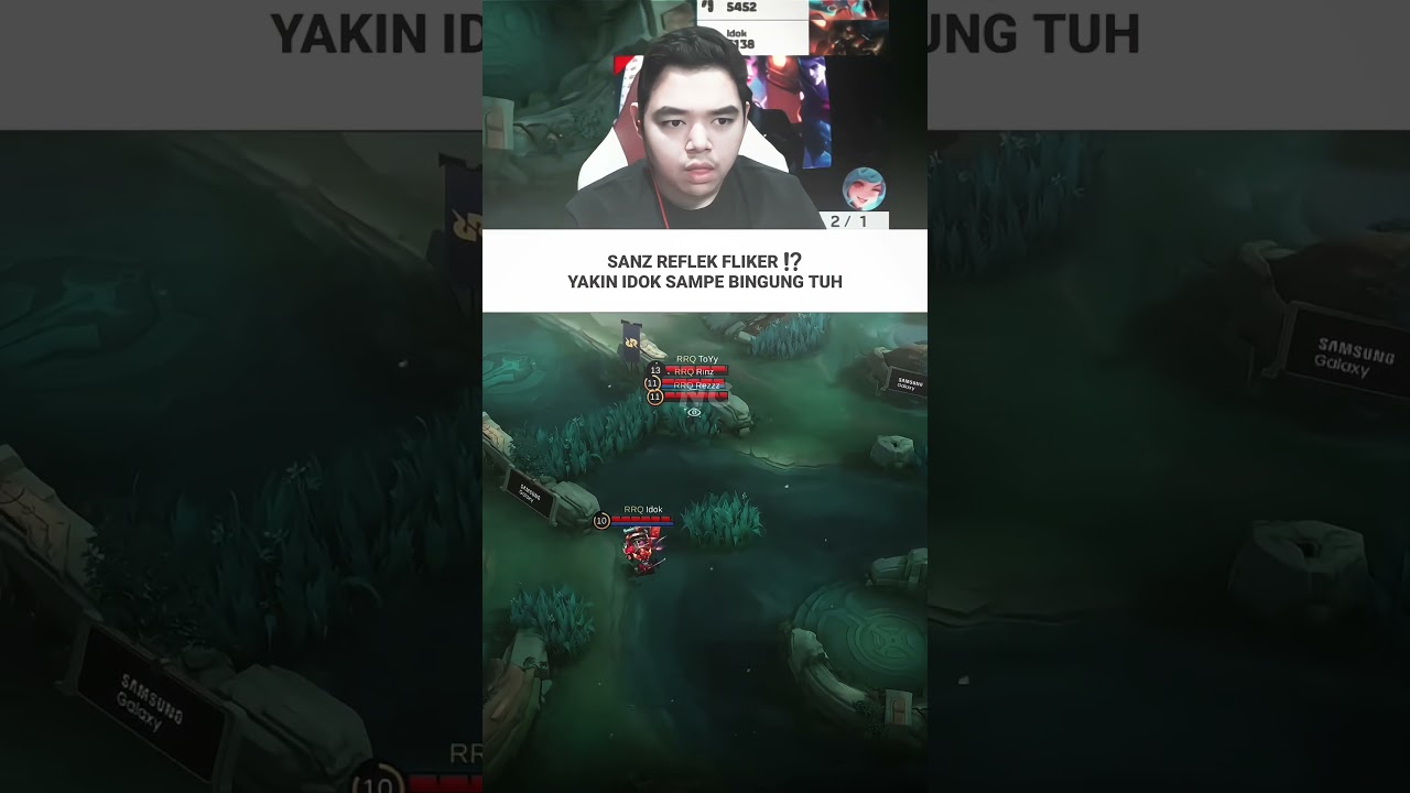 Sanz refleknya diluar nalar ☠🥶🥶 